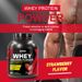 Cross-border Export Foreign Trade Whey Protein Powder Strawberry Flavor 2lbs 1kg_voghion.com