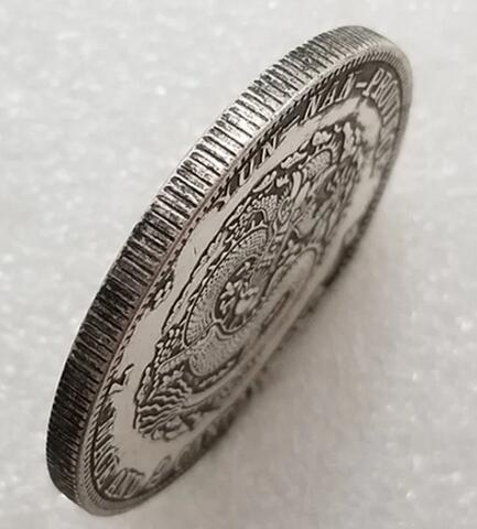 Dollar en argent dragon océan double face, artisanat antique, épaissi, #0181_voghion.com