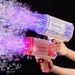 Mini-Gatling-Seifenblasenkanone – Automatische LED-Seifenblasenpistole, über 500 Seifenblasen/Min., wiederaufladbarer Akku, für Spiele und Veranstaltungen im Freien_voghion.com