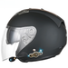 CoolQee Elektrisches Motorrad Bluetooth Herren Smart Helm 3000mAh Lange Akkulaufzeit_voghion.com