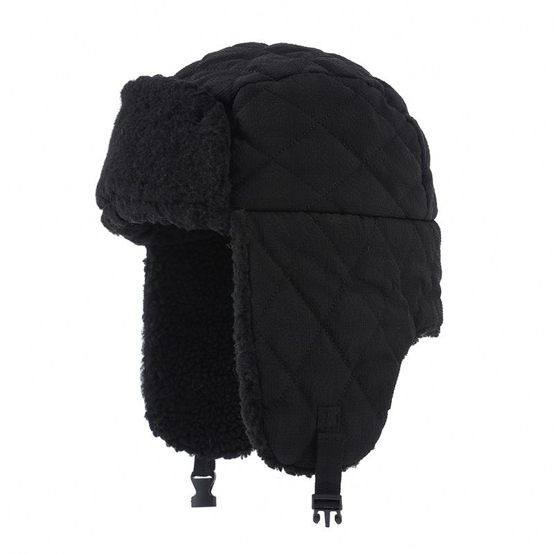 Cappello Lei Feng stile coreano autunno inverno per donna, grande circonferenza della testa, spesso, caldo, antivento, alla moda e_voghion.com