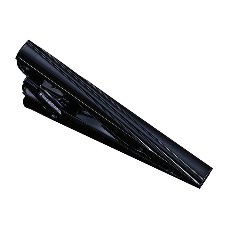 Zhuoxinder Men Tie Clip Fashion Pattern All Match Polished Accessory Smooth Surface Business Tie Clamp for Adult-A_voghion.com