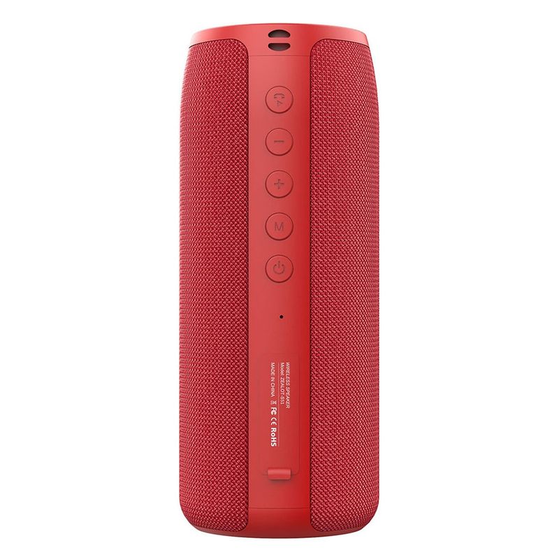 S51 kaasaskantav stereo Bluetooth-kõlar koos sisseehitatud mikrofoniga, toetab käed-vabad kõnesid, TF-kaarti ja AUX-i (must)_voghion.com