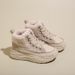 Sneakers invernali con plateau da donna - Scarpe alte foderate in pelliccia sintetica con suola spessa per calore e altezza, stivali casual alla moda per l'uso quotidiano_voghion.com