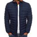 Herbst Winter Neue Einfarbige Jacke Einfache Und Elegante männer Baumwolle Mantel_voghion.com