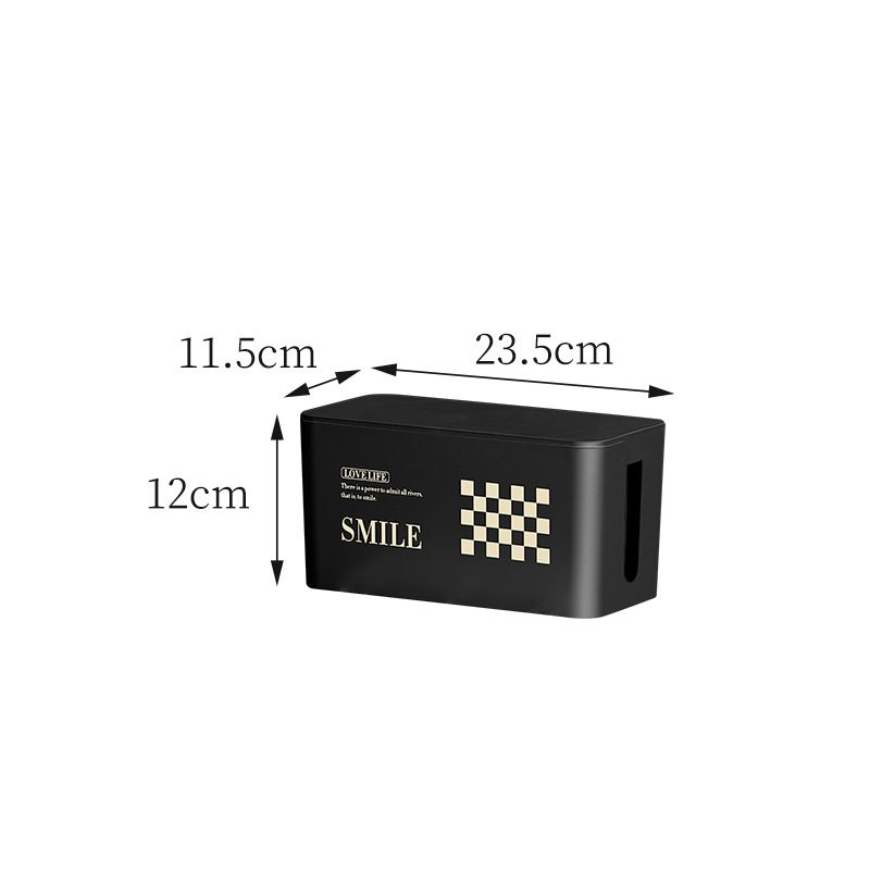 Electrical Outlet Cover Box - Fire-Resistant Cable Organizer With Cord Management, Childproof Desk Storage Solution_voghion.com