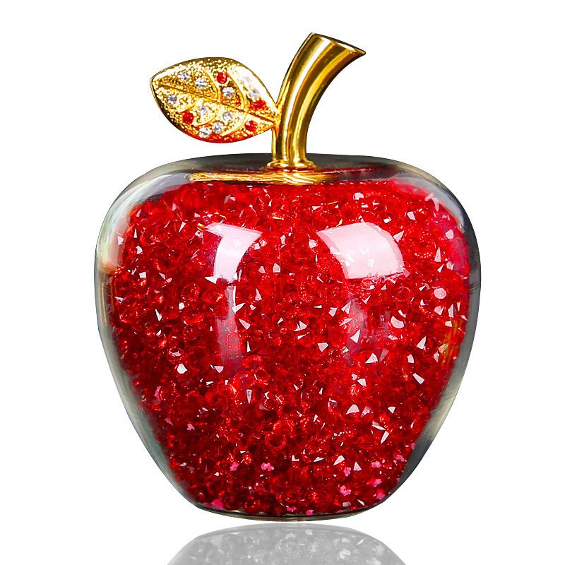 Crystal Apple Christmas Eve Creative Gift for Girls and Girlfriends, Best Friend, and Romantic Decoration of Ping An Fruit_voghion.com