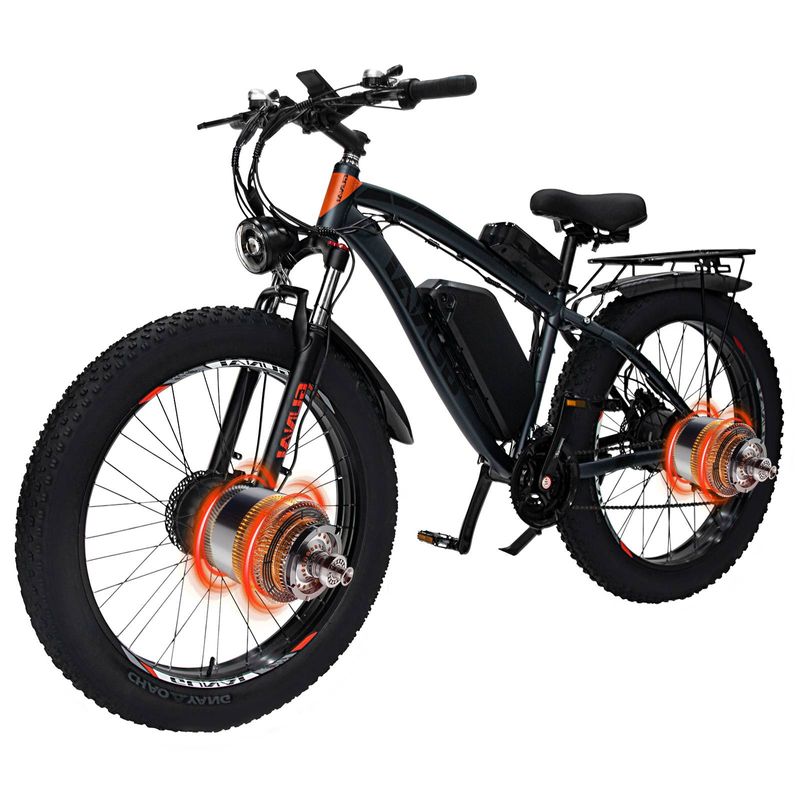 GUNAI GN88 Bicicletă electrică de munte cu motor dublu 2000W, baterie 48V 22AH_voghion.com