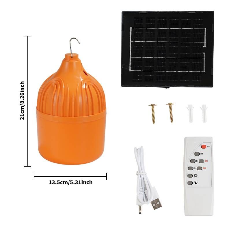 Supply LED Solar Masonry Lights Super Bright High Power Outdoor Stall Camping Emergency Bulb Lights_voghion.com
