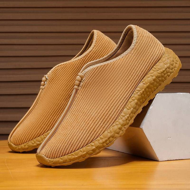 New Monk Shoes For Summer 2025, Monk Shoes With Fly-knit Fabric, Breathable Soft Sole, Casual Zen-inspired Shoes For Men, Zen Style_voghion.com