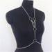 SM2338 European and American Body chain wild multiple ring metal chains connected combination hanging neck vest body chain_voghion.com