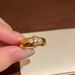 Real Gold Plated Zircon Flower Open Ring For Women, Niche Vintage Style, Light Luxury High-end Jewelry_voghion.com