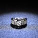 Tancise Man Classic Moissanite Silver Ring Ladies Jewelry Wedding Promise Party Gift_voghion.com
