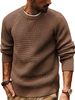 Men's Chunky Knit Sweater – Oversized Winter Pullover With Color-Block Design For Streetwear & Casual Wear_voghion.com