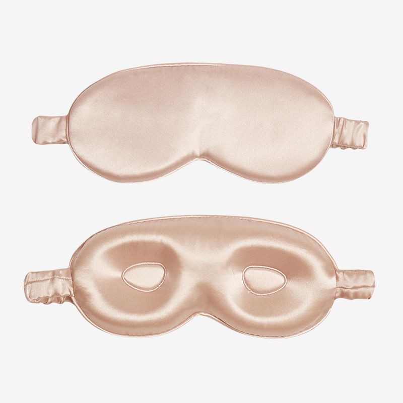 100% Mulberry Silk 3D Sleep Mask - Premium Light-Blocking & Breathable Eye Cover With Custom Embroidery_voghion.com
