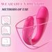 Vibrador em formato de U para casais, brinquedos sexuais para mulheres, aplicativo Bluetooth, estimulação do clitóris, massagem do ponto G, vaginas para mulheres e_voghion.com