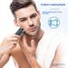 Rasoio elettrico rotante per uomo - Rasatura ultra liscia, ricaricabile tramite USB, impermeabile e portatile (blu/verde/nero)_voghion.com
