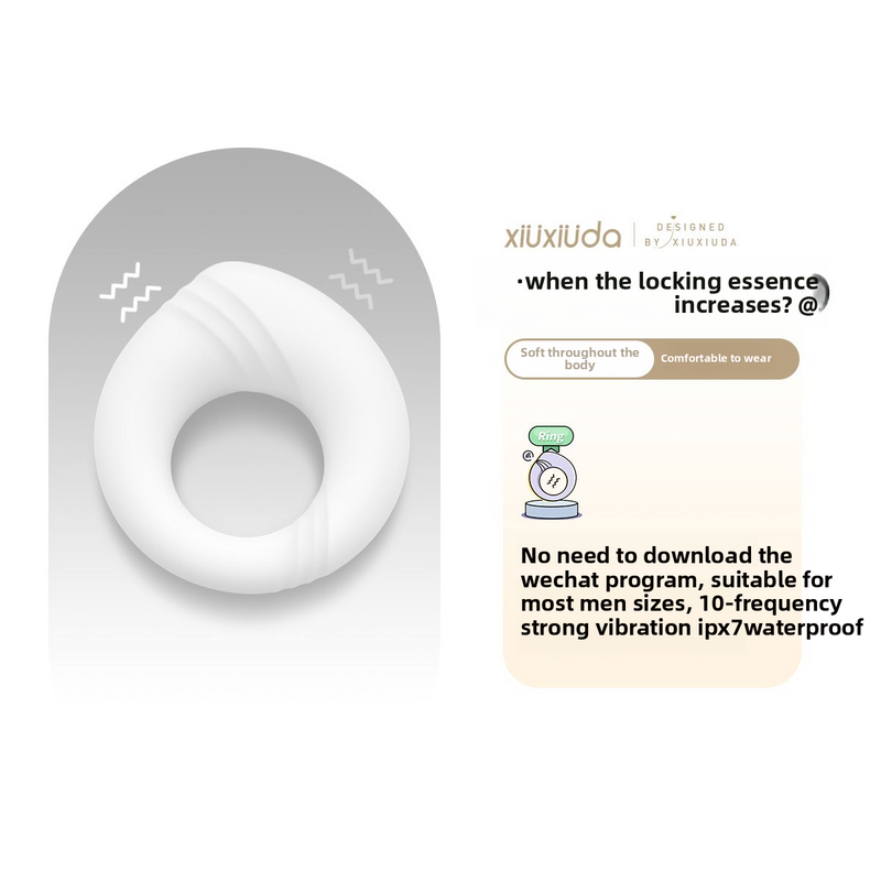 Shy Little God Locking Semen Male Remote Ring Device Couple Intimate Vibrating Sex Toy_voghion.com