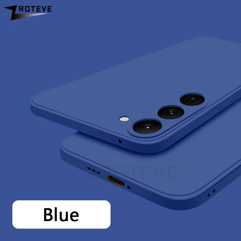 S23 Caso ZROTEVE Piazza Molle Del Silicone Liquido Della Copertura Per Samsung Galaxy S22 S21 S20 FE S10 E S10E S9 più Nota 10 9 20 Ultra Custodie_voghion.com