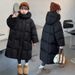 2024 New Children's Down Cotton Jacket, Extended Knee Length Cotton Jacket, Korean Style_voghion.com