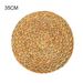 2Pcs Non-Slip Cup Table Matround Hyacinth Placemat Woven Wicker Insulation Cup Mats Straw Bowl Mats Coaster Decoration_voghion.com