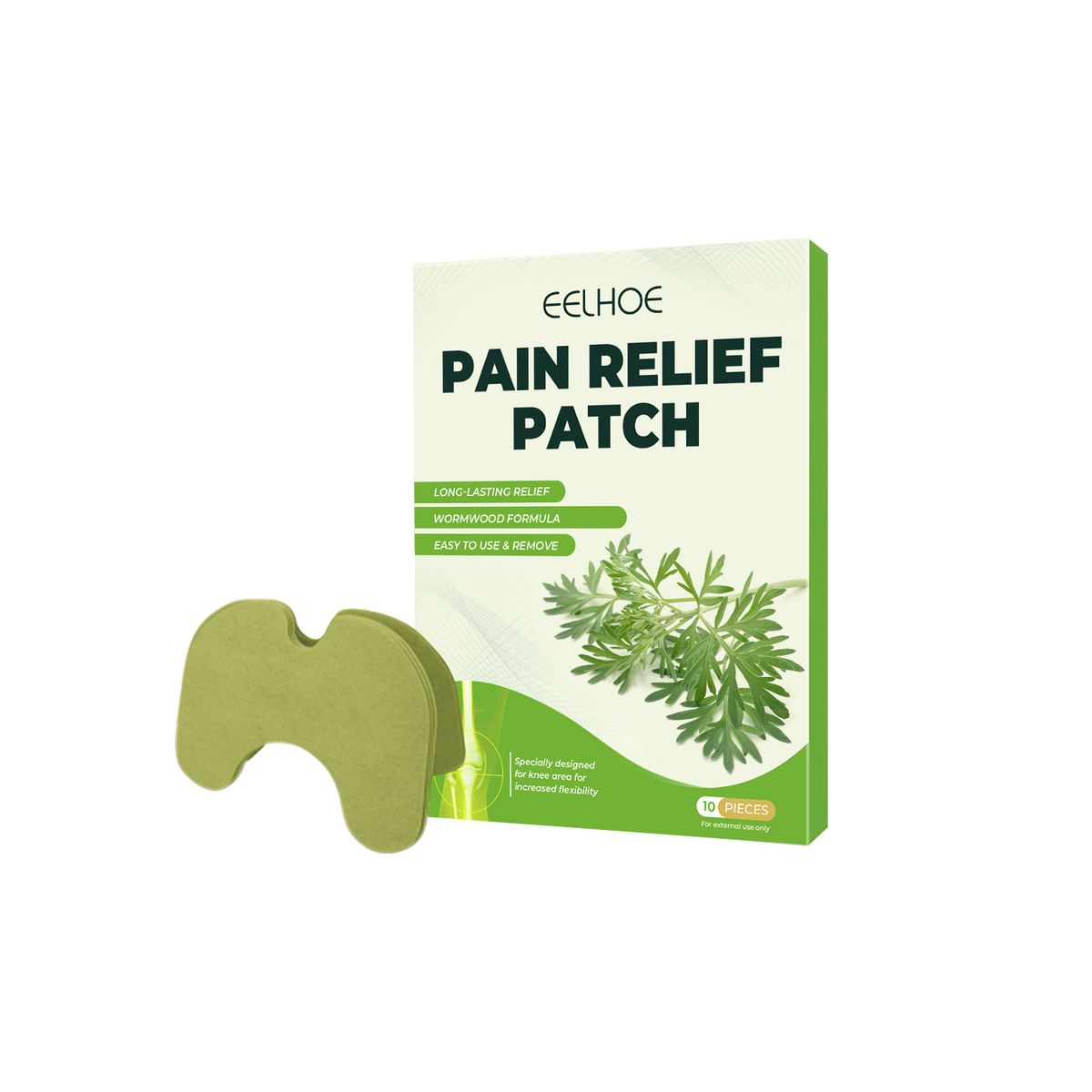 EELHOE Mugwort Relief For Muscles Bones, Relieves Joint, Lumbar, Cervical, Knee, And Leg Pain Health Patch_voghion.com