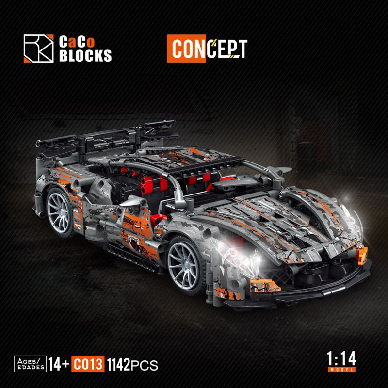 Kaká Car Series C019 rajongóknak felnőtt, nagy nehézségű dekompressziós összeszerelés építőkockás játékdísz_voghion.com