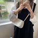 Korean Versatile Pillow One Shoulder Underarm Oil Wax Leather Oblique Straddle Small Elegant Instagram Simple New Summer_voghion.com