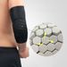 Protector de brazo deportivo con forma de panal anticolisión, protector de codo a presión para baloncesto, bádminton y tenis_voghion.com