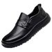 Slip-On Men's Autumn New Single Top Layer Cowhide Lightweight Soft Sole Casual Genuine Leather Versatile Lazy Shoes_voghion.com