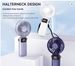 Mini-USB-Ventilator Typ C, wiederaufladbar, 1200 mAh, faltbarer Handlüfter mit Ständer_voghion.com