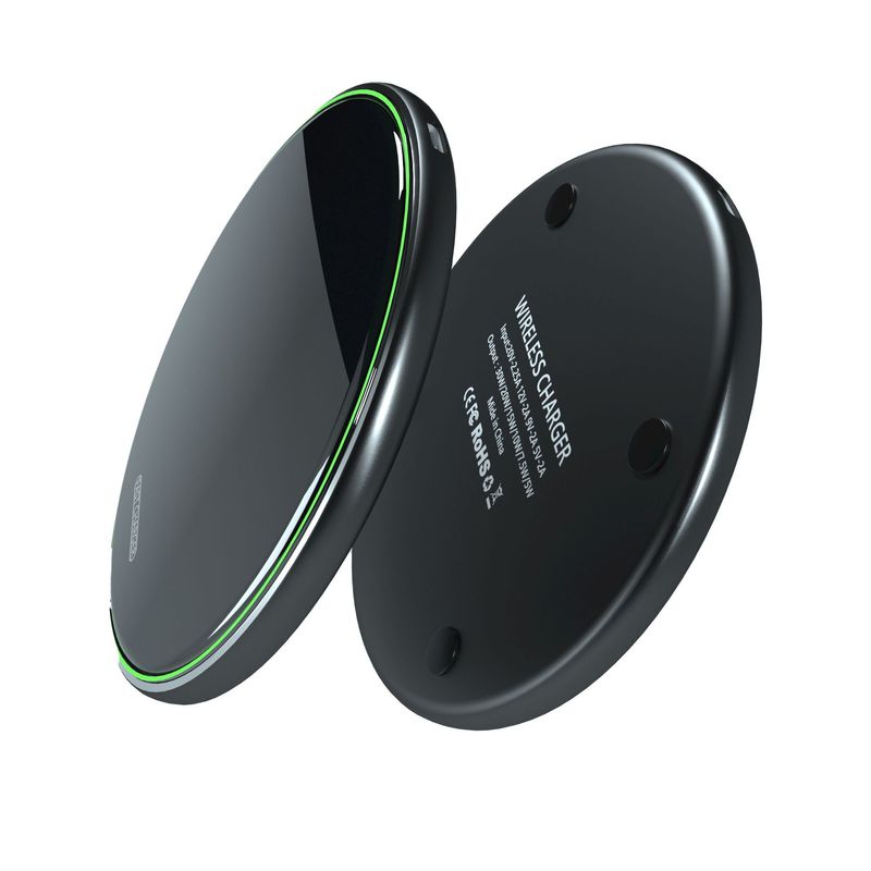 Music Festival  Suitable for Apple, Samsung, Galaxy, Huawei smartphones, smart sensor wireless charger, round mirror design with a_voghion.com
