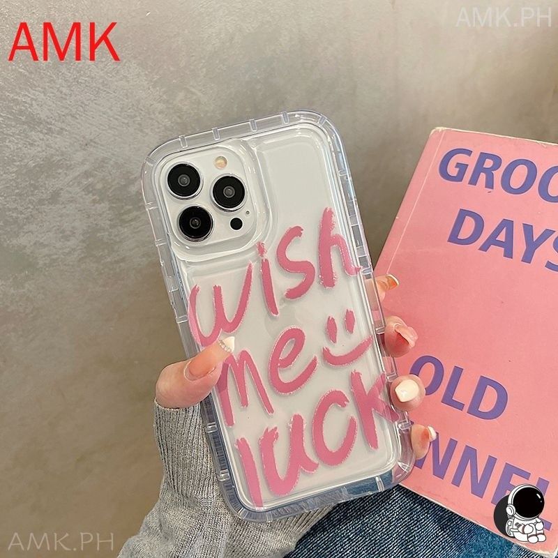 Airbag case Xiaomi Poco X6 X5 F5 F4 F3 F2 M4 M3 X4 X3 GT M5S M5 C55 C40 Mi 13T 14 13 12 11 lite 12T 12s Pro wish me luck protection Soft Case_voghion.com