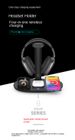 Head-Mounted Headphone Bracket with IWatch Earphone Iphone Three-in-One Wireless Charger Function_voghion.com