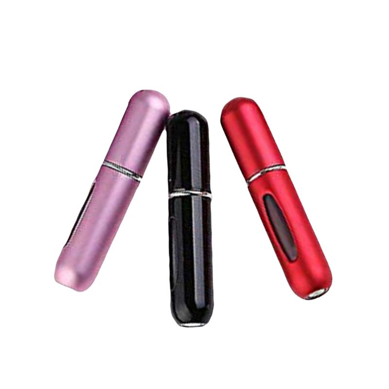Hislaves 3 szt. 5 ml Mini wielokrotnego napełniania puste rozpylacze perfum Butelki z rozpylaczem Przypadki pompek zapachowych_voghion.com