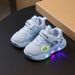 Autumn New Light-Up Sneakers Non-Slip Breathable Mesh Shoes For Toddlers And Kids With LED Flashing Lights_voghion.com