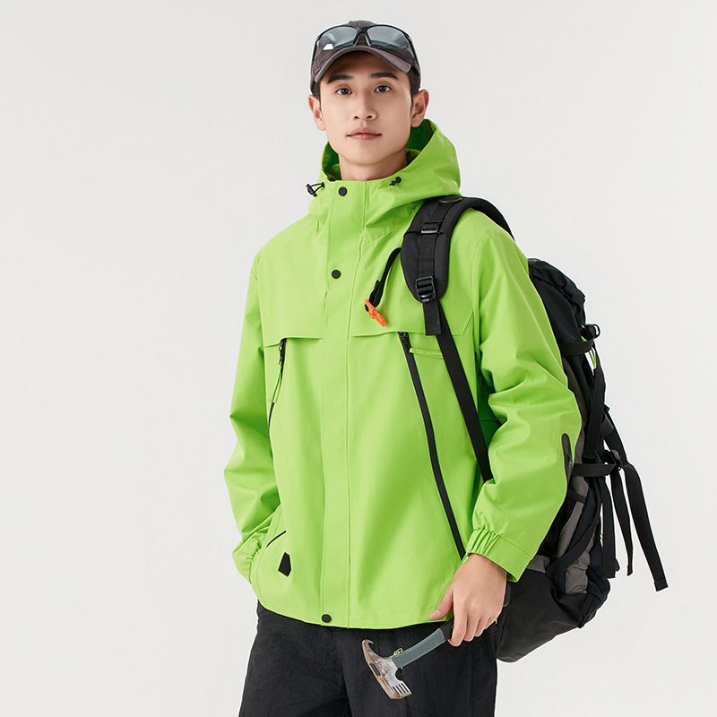 Abnehmbare, wasserdichte 3-in-1-Jacke mit Fleecefutter für Damen und Herren – Winddichter Thermo-Wandermantel für draußen mit Kapuze (mehrere Farben)_voghion.com