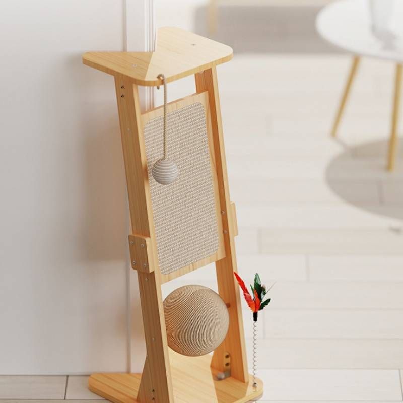 Arbre à chat en sisal avec protection anti-rayures pour meubles_voghion.com