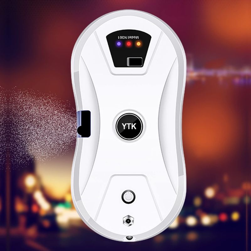 Limpador de vidros totalmente automático para limpeza de janelas, limpador de vidros de dupla face, máquina de limpeza de janelas com controle remoto e elétrica_voghion.com