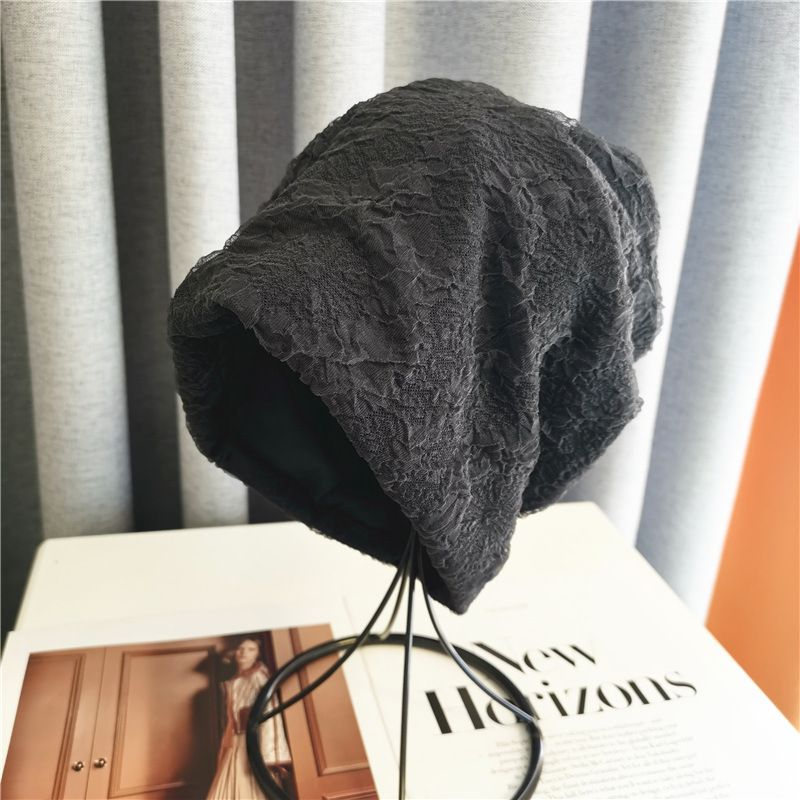 Lace Children's Autumn Winter Pile Up Fashionable And Versatile, Trendy Woolen Postpartum Women's Knitted Bun, Cold_voghion.com