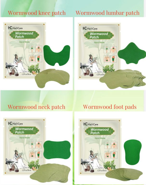 Set di esplosivo assenzio bastone per ginocchia bastone lombare bastone cervicale bastone per piedi estratto di erbe post-riscaldamento_voghion.com