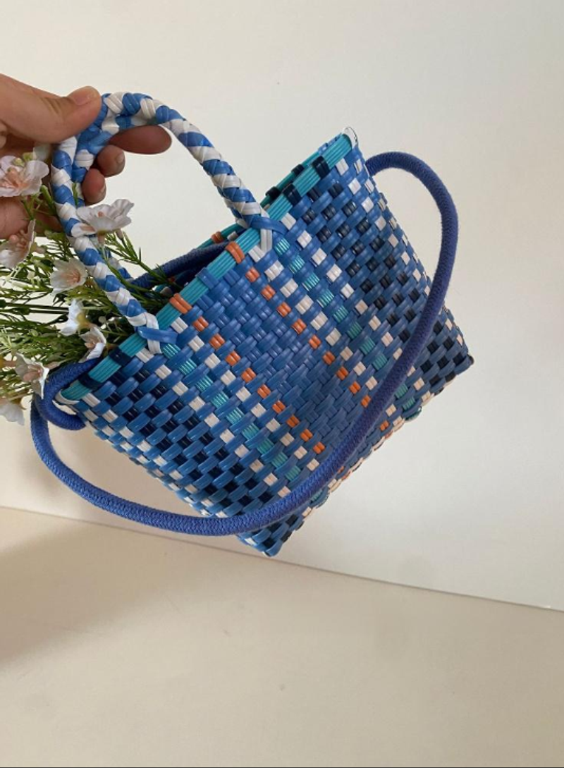 Women's Bags New Color Rattan Bucket Bag Women's Bag Small Straw Bag Hand Held Vegetable Basket Bag Crossbody Woven Bag_voghion.com