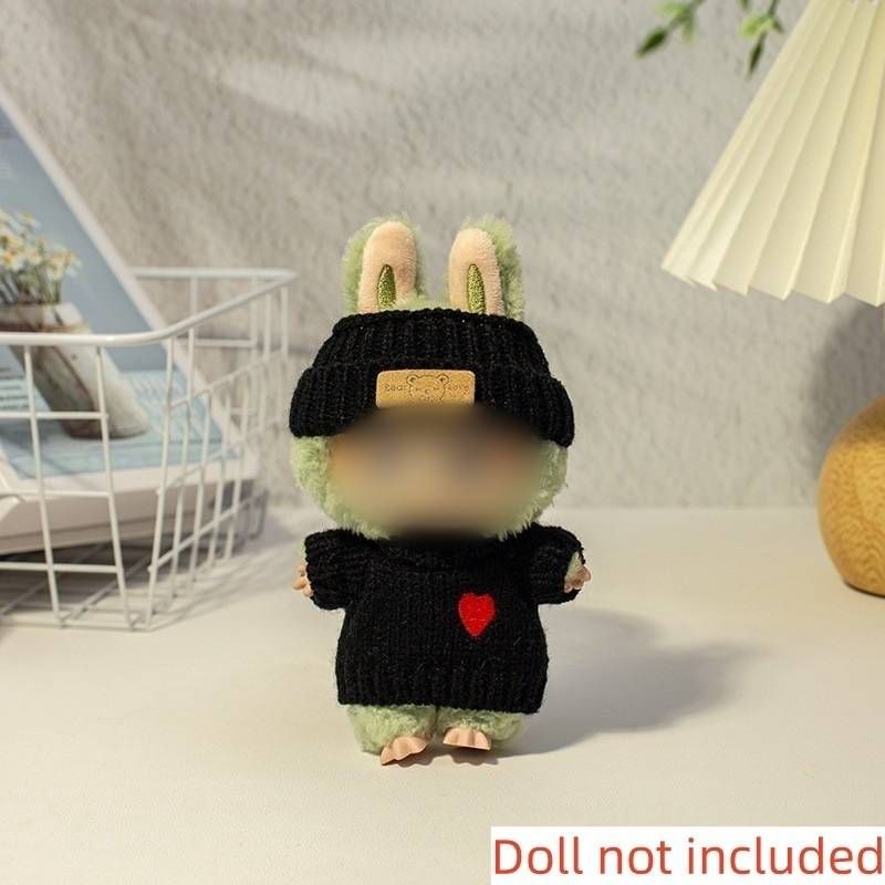 New Series 1st And 2nd Generation Universal Keychain Bag Accessories Sweater Set Black (Sweater Only)_voghion.com