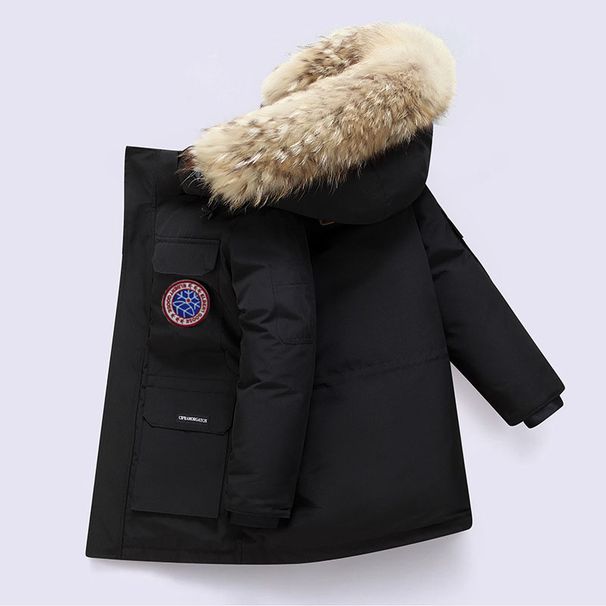 New Albert Goose 08 Children's Down Jacket Expedition Style Thick Windproof Winter Parka Parent Child Wear Children's_voghion.com