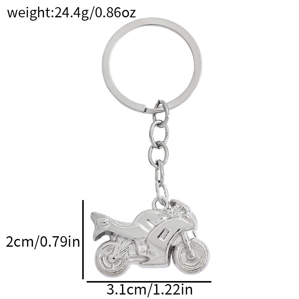 Portachiavi in lega per moto, chiave creativa per modello di moto, ciondolo per auto, decorazione personalizzata per chiave zaino_voghion.com