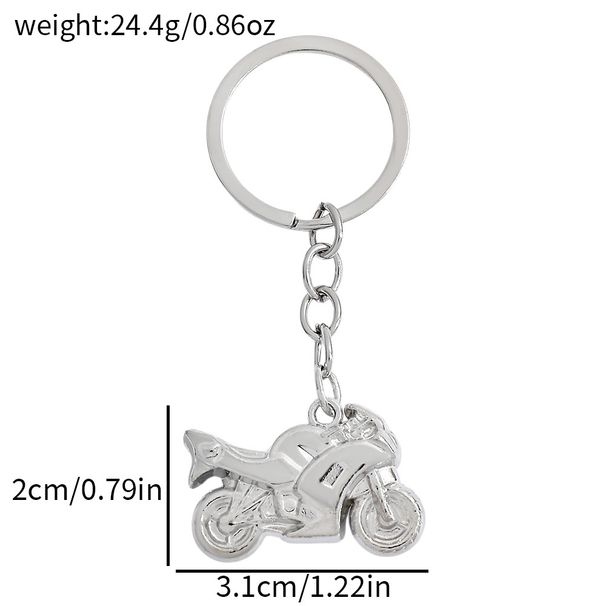 Portachiavi in lega per moto, chiave creativa per modello di moto, ciondolo per auto, decorazione personalizzata per chiave zaino_voghion.com