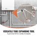 Pipe Tube Expander, 1/2', 3/4', 1' OD PEX Tubing Expander, Professional Manual Lever PEX Tools Expander, With 3 Expansion Heads, Pipe Cutter For PE_voghion.com