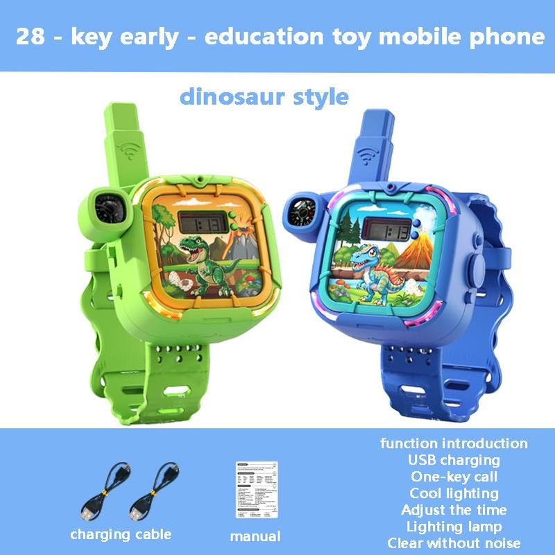 Cartoon - Style Children's Walkie - Talkie Watch, A Wireless Communication Pager That Serves As A Parent - Child Interactive Toy._voghion.com
