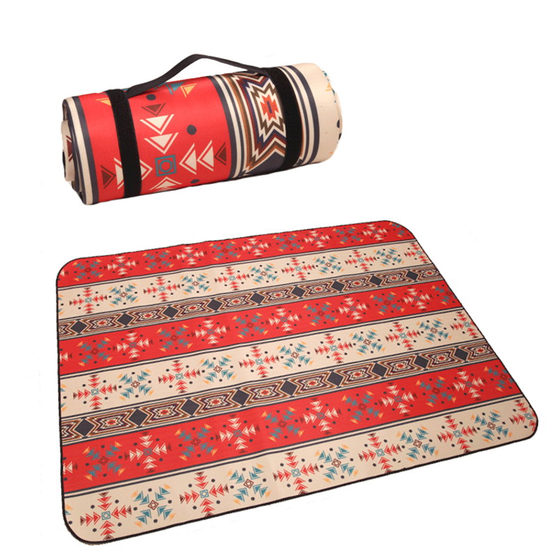 Waterproof Picnic Blanket - Extra Large Outdoor Mat For Beach/Camping (Sandproof Foldable With Carry Strap Pattern Ideal For Picnics & Travel)​_voghion.com
