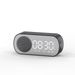 New Wireless Bluetooth Speaker Clock Dual Alarm Support TF Card FM Radio Soundbar HIFI Music Box Soundbar_voghion.com